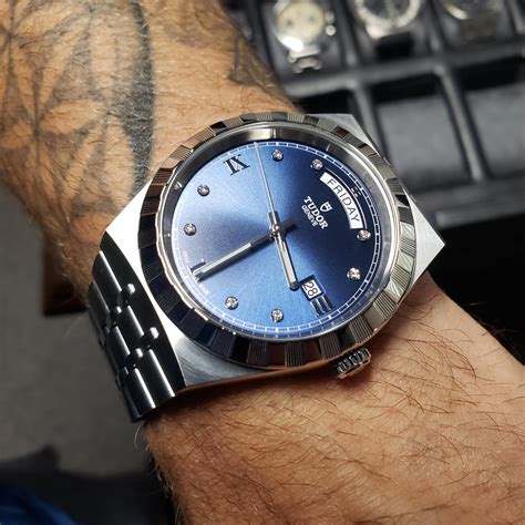 tudor 41 blue|tudor royal blue dial.